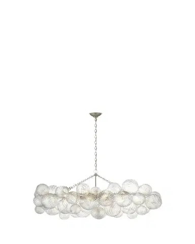 Visual Comfort Signature Talia Medium Linear Chandelier By Julie Neill | Thumbnail 1