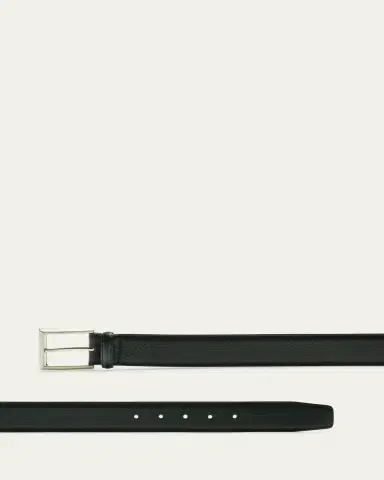 Magnanni Men's Rocas Pebbled Leather Belt | Thumbnail 2