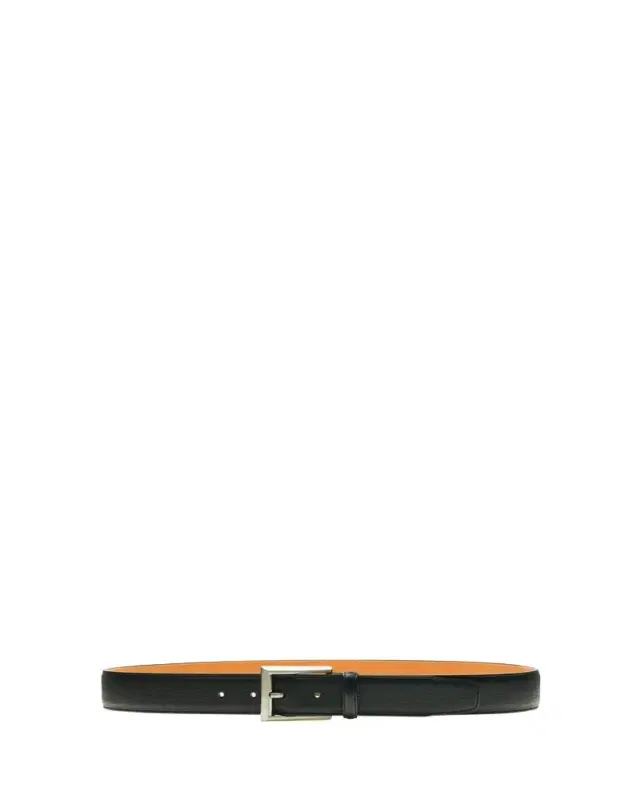 Men's Rocas Pebbled Leather Belt