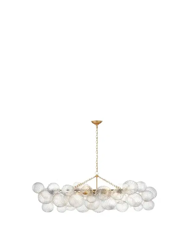 Visual Comfort Signature Talia Medium Linear Chandelier By Julie Neill