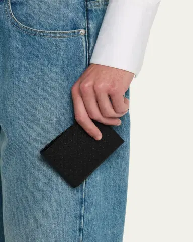 Ferragamo Men's Embossed Monogram Leather Bifold Wallet | Thumbnail 2 Ferragamo Men's Embossed Monogram Leather Bifold Wallet | Thumbnail 2