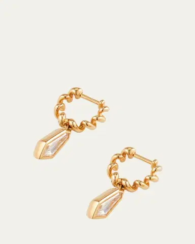 Boochier Shield Diamond Slinkee Drop Earrings | Thumbnail 3 Boochier Shield Diamond Slinkee Drop Earrings | Thumbnail 3