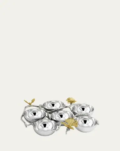 Michael Aram Butterfly Ginkgo Luxe Seder Plate | Thumbnail 2