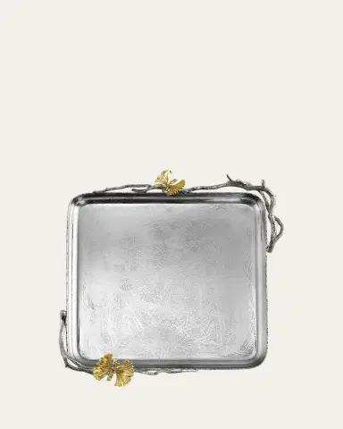 Michael Aram Butterfly Ginkgo Luxe Matzah Plate | Thumbnail 4 Michael Aram Butterfly Ginkgo Luxe Matzah Plate | Thumbnail 4