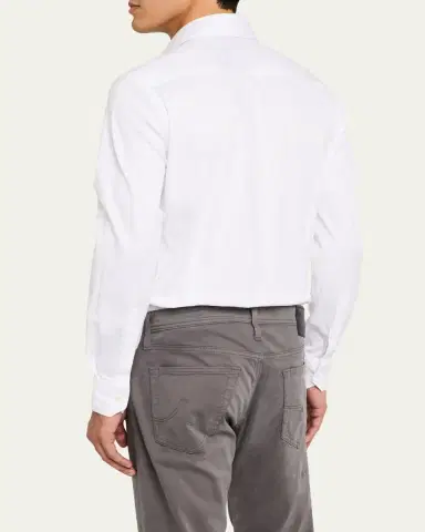Giorgio Armani Men's Solid Sport Shirt | Thumbnail 3 Giorgio Armani Men's Solid Sport Shirt | Thumbnail 3