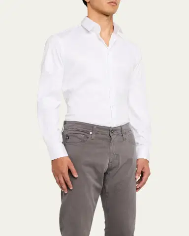 Giorgio Armani Men's Solid Sport Shirt | Thumbnail 4 Giorgio Armani Men's Solid Sport Shirt | Thumbnail 4