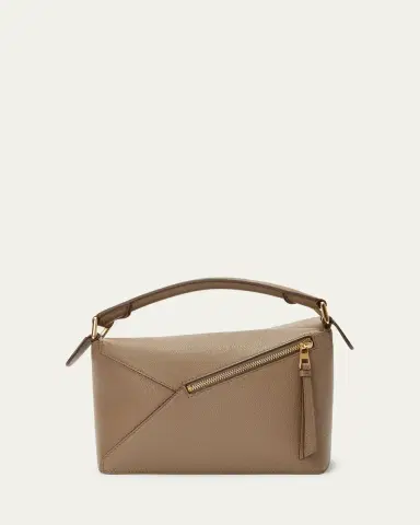 Loewe Puzzle Edge Small Top-Handle Bag in Grain Leather | Thumbnail 3 Loewe Puzzle Edge Small Top-Handle Bag in Grain Leather | Thumbnail 3