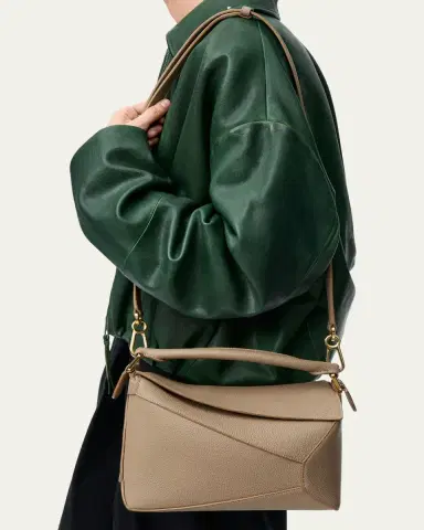 Loewe Puzzle Edge Small Top-Handle Bag in Grain Leather | Thumbnail 5 Loewe Puzzle Edge Small Top-Handle Bag in Grain Leather | Thumbnail 5