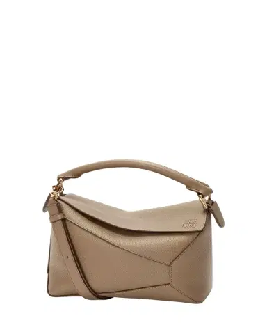 Loewe Puzzle Edge Small Top-Handle Bag in Grain Leather | Thumbnail 1 Loewe Puzzle Edge Small Top-Handle Bag in Grain Leather | Thumbnail 1
