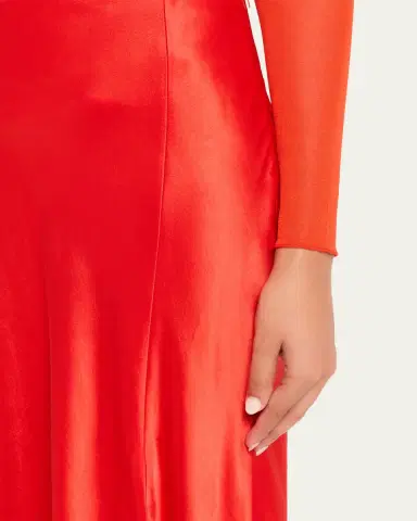 Jason Wu Collection Satin Twill Bias Midi Skirt | Thumbnail 5 Jason Wu Collection Satin Twill Bias Midi Skirt | Thumbnail 5