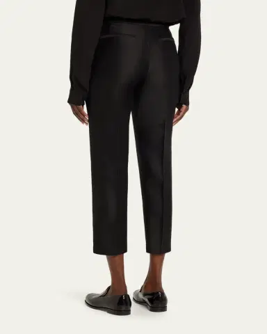 Adam Lippes Mika Cropped Straight-Leg Pants | Thumbnail 3
