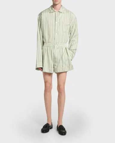 Saint Laurent Men's Le Loafer Creased Leather Mules | Thumbnail 2 Saint Laurent Men's Le Loafer Creased Leather Mules | Thumbnail 2