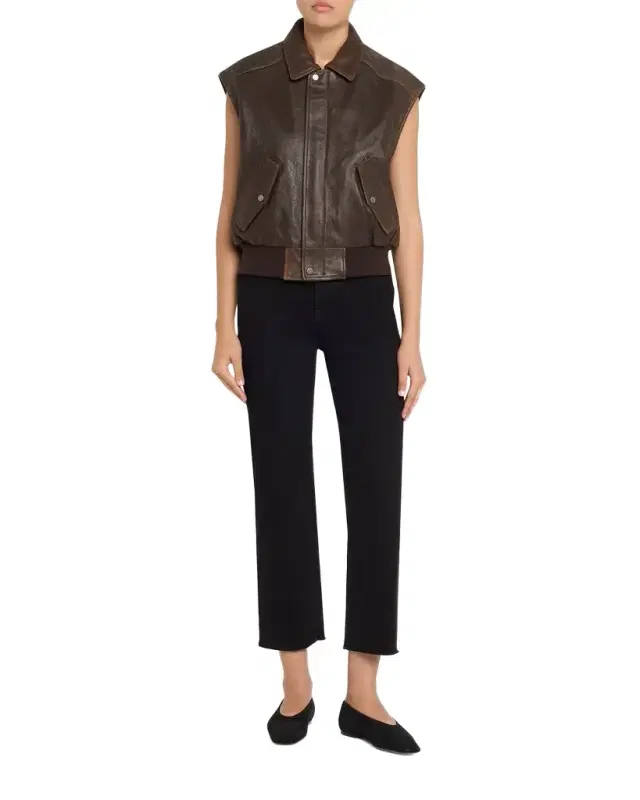 Val Nappa Leather Vest