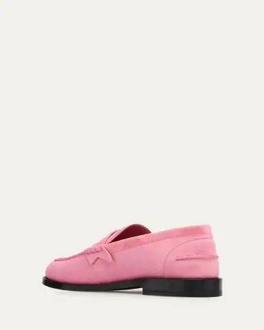 Christian Louboutin Men's Plato Suede Loafers | Thumbnail 2