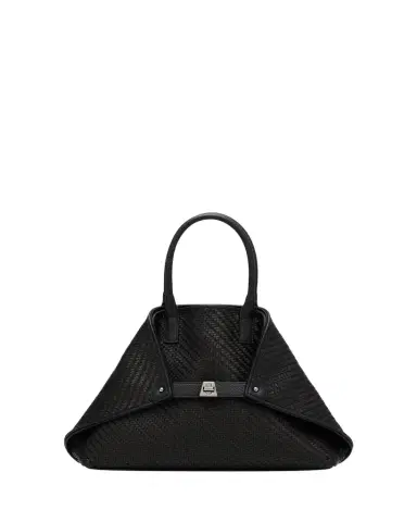 Akris Ai Small Plaid Braided Top-Handle Bag | Thumbnail 1 Akris Ai Small Plaid Braided Top-Handle Bag | Thumbnail 1