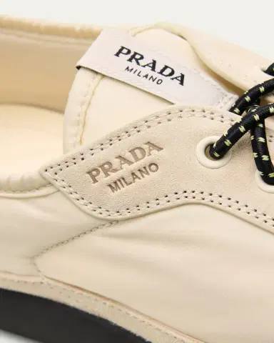 Prada Men's Speedrock Re-Nylon and Suede Sneakers | Thumbnail 5