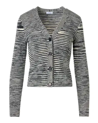 Akris punto Space Dye Ribbed Merino Cardigan | Thumbnail 1