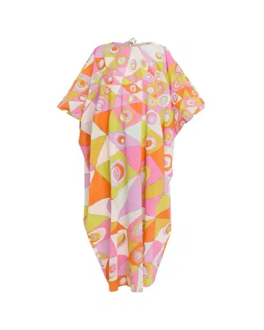 PUCCI Occhi-Print Cotton Muslin Maxi Caftan Dress | Thumbnail 1 PUCCI Occhi-Print Cotton Muslin Maxi Caftan Dress | Thumbnail 1