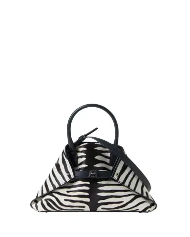 Akris Ai Small Zebra-Print Top-Handle Tote Bag | Thumbnail 1 Akris Ai Small Zebra-Print Top-Handle Tote Bag | Thumbnail 1