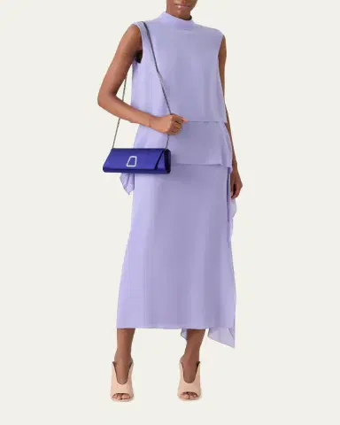 Akris Anouk Small Satin Clutch Bag | Thumbnail 11 Akris Anouk Small Satin Clutch Bag | Thumbnail 11