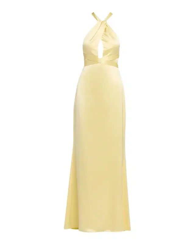 Retrofete Magnolia Satin Halter Dress