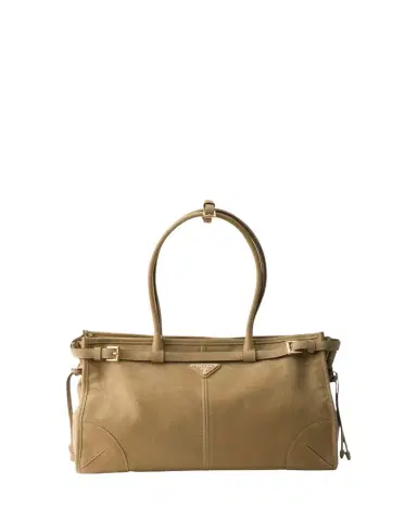 Prada Bonnie Large Nubuck Leather Shoulder Bag | Thumbnail 1 Prada Bonnie Large Nubuck Leather Shoulder Bag | Thumbnail 1