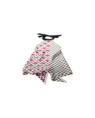 Prada Lips-Print Backless Silk Twill Halter Top | Thumbnail 1