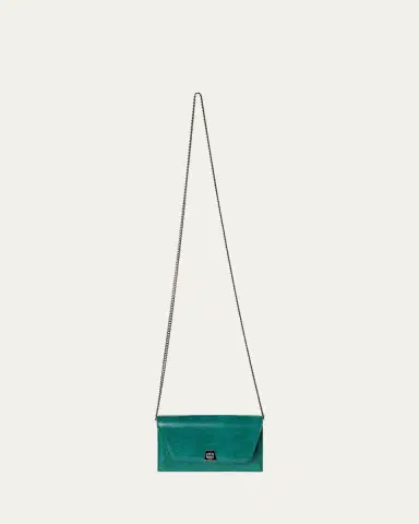 Akris Anouk Lizard-Print Clutch Bag w/ Chain | Thumbnail 2 Akris Anouk Lizard-Print Clutch Bag w/ Chain | Thumbnail 2
