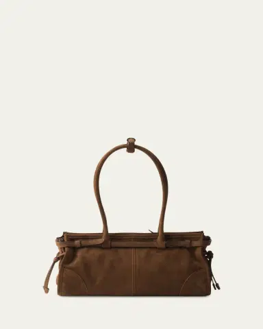 Prada Bonnie Medium Nubuck Leather Shoulder Bag | Thumbnail 2