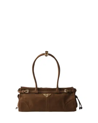 Prada Bonnie Medium Nubuck Leather Shoulder Bag | Thumbnail 1