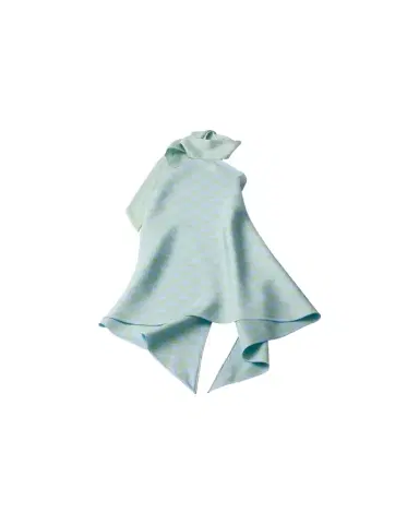 Prada Triangle-Print Silk Halter Top | Thumbnail 1 Prada Triangle-Print Silk Halter Top | Thumbnail 1