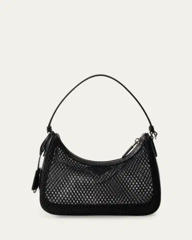 Prada Re-Edition 2005 Leather-Trim Mesh Top-Handle Bag | Thumbnail 2