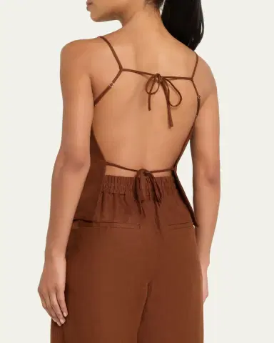 A.L.C. Reese Strappy Open-Back Top | Thumbnail 3 A.L.C. Reese Strappy Open-Back Top | Thumbnail 3