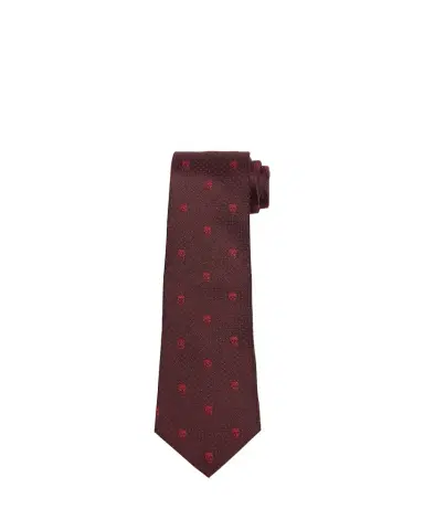 Alexander McQueen Men's Skull & Polka Dot Tie | Thumbnail 1