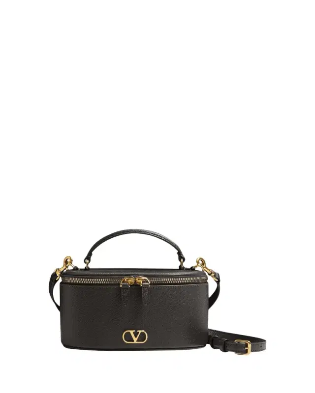 Valentino Garavani Mini Grain Leather Vanity Bag