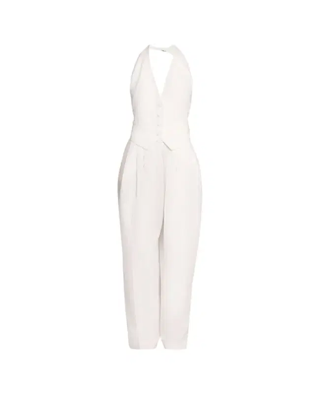 Rex Backless Plunging Vest Jumpsuit