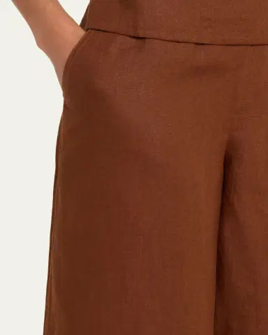 A.L.C. Tyler Wide-Leg Linen Pants | Thumbnail 5