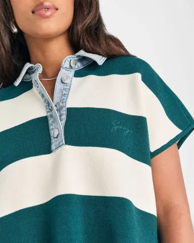 SEROYA Corsa Striped Cotton Top | Thumbnail 5 SEROYA Corsa Striped Cotton Top | Thumbnail 5