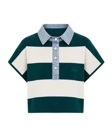 SEROYA Corsa Striped Cotton Top | Thumbnail 1 SEROYA Corsa Striped Cotton Top | Thumbnail 1