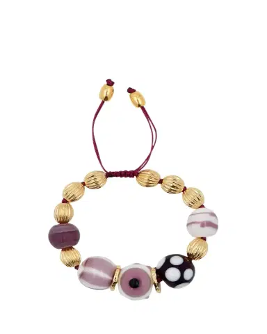 TOHUM Design Tohum One-of-a-Kind Charm Bracelet, Yellow-White | Thumbnail 1 TOHUM Design Tohum One-of-a-Kind Charm Bracelet, Yellow-White | Thumbnail 1