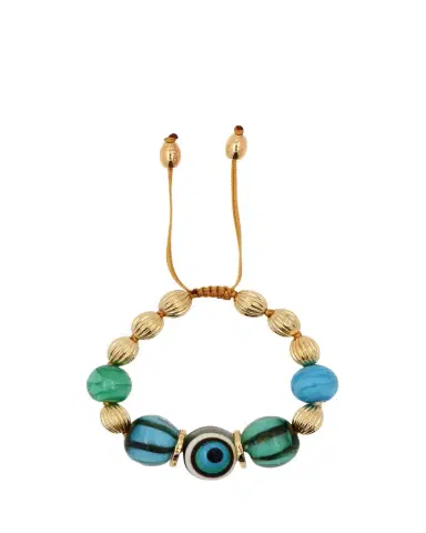 TOHUM Design Tohum One-of-a-Kind Charm Bracelet, Yellow-Turquoise | Thumbnail 1 TOHUM Design Tohum One-of-a-Kind Charm Bracelet, Yellow-Turquoise | Thumbnail 1