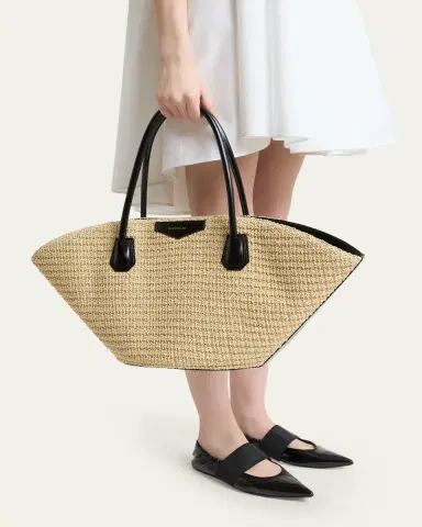 Givenchy Antigona Small Tote Bag in Faux Raffia | Thumbnail 2