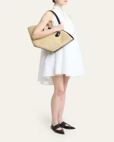 Givenchy Antigona Small Tote Bag in Faux Raffia | Thumbnail 5