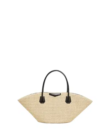 Givenchy Antigona Small Tote Bag in Faux Raffia | Thumbnail 1