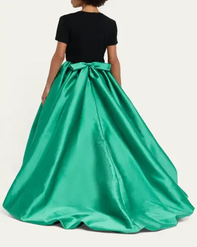 Balenciaga Scuba Satin Pleated Midi Balloon Skirt | Thumbnail 3 Balenciaga Scuba Satin Pleated Midi Balloon Skirt | Thumbnail 3