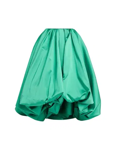 Balenciaga Scuba Satin Pleated Midi Balloon Skirt | Thumbnail 1 Balenciaga Scuba Satin Pleated Midi Balloon Skirt | Thumbnail 1