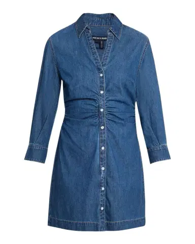 Veronica Beard Maura Denim Mini Dress | Thumbnail 1 Veronica Beard Maura Denim Mini Dress | Thumbnail 1