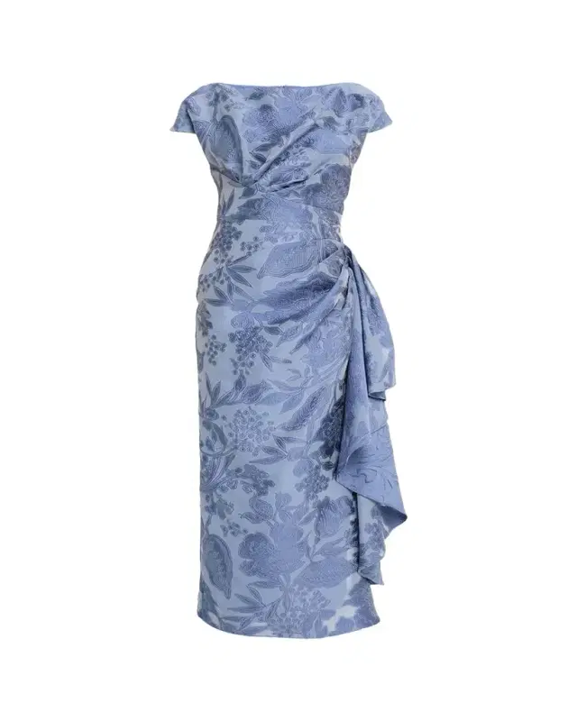 Lela Rose Floral Fil Coupe Florence Dress
