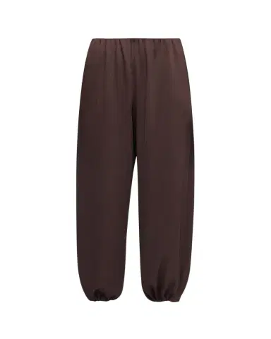 Vince Mid-Rise Plissé Satin Bubble Pants | Thumbnail 1 Vince Mid-Rise Plissé Satin Bubble Pants | Thumbnail 1