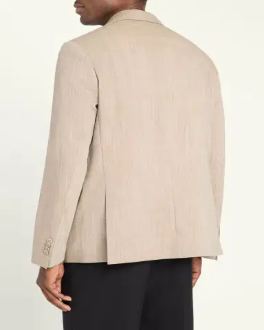 OFFICINE GÉNÉRALE Men's Arthus Heathered Wool Single-Breasted Sport Coat | Thumbnail 3